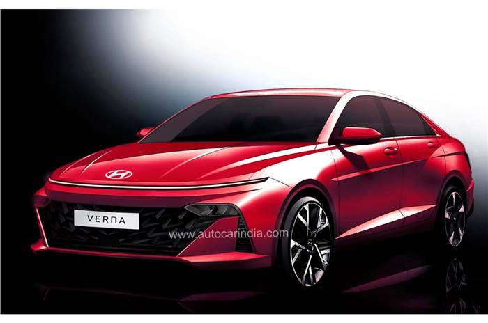 Hyundai Verna rendering 