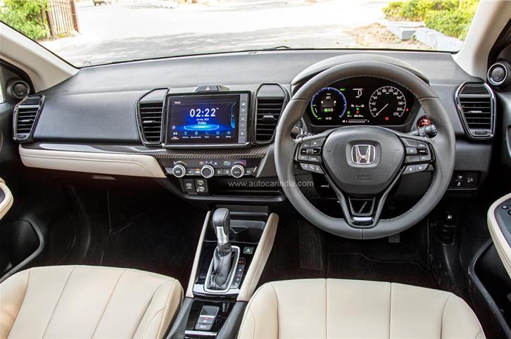 Honda City facelift interior