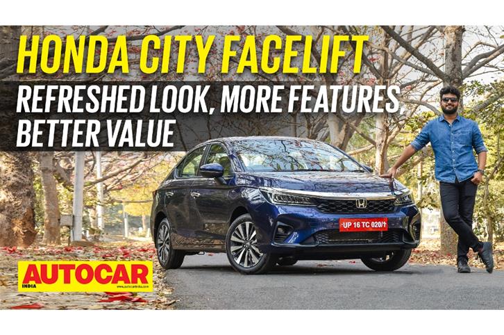 Honda City facelift video review