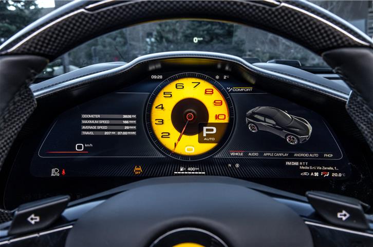 Ferrari Purosangue dashboard