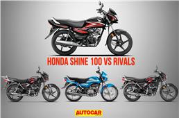 Honda Shine 100 vs rivals: price, specifications compared