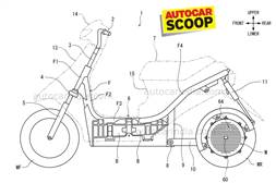 Honda e-scooter patents show fixed battery, hub motor