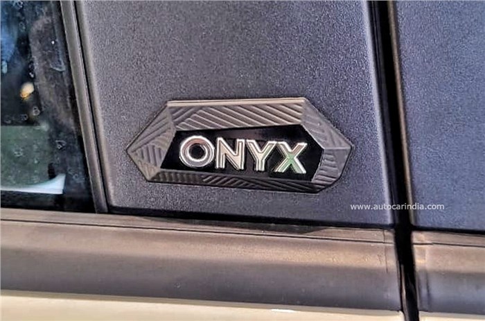 Skoda Kushaq Onyx Edition badge