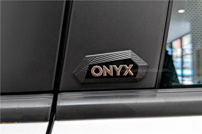 Skoda Kushaq Onyx Edition badge