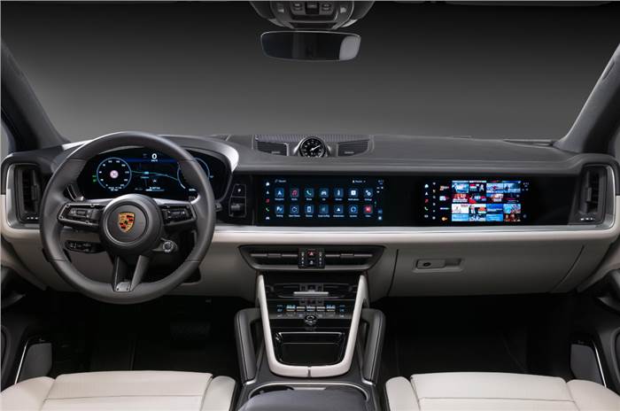 Porsche Cayenne interior dashboard