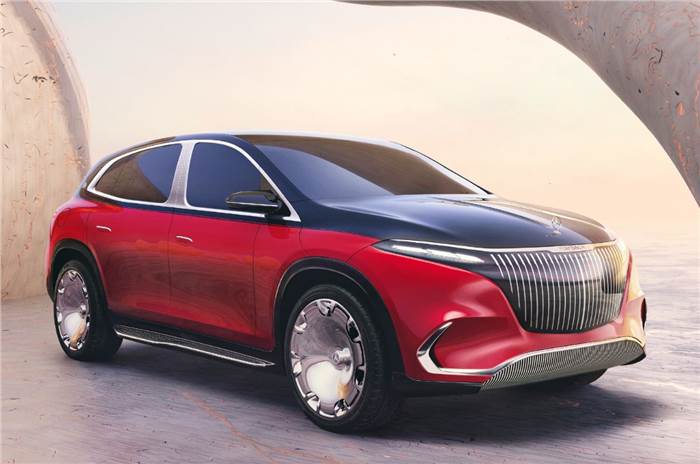 The EQS Maybach concept was showcased in 2021