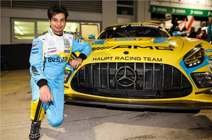 Arjun Maini at 2023 Nurburgring 24 Hours