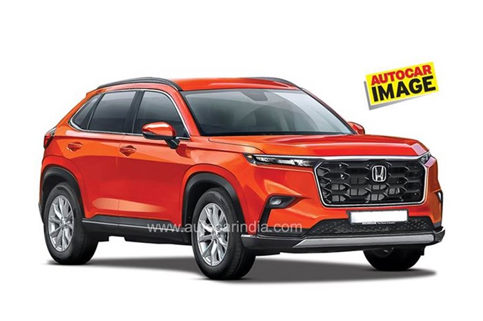 Honda Elevate rendering autocar india 