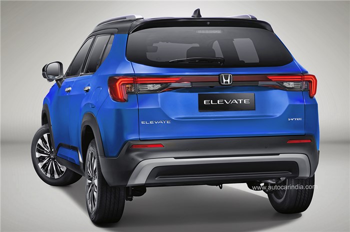 Honda Elevate blue rear