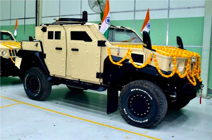 Mahindra Armado armoured car
