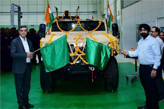 Mahindra Armado armoured car rollout