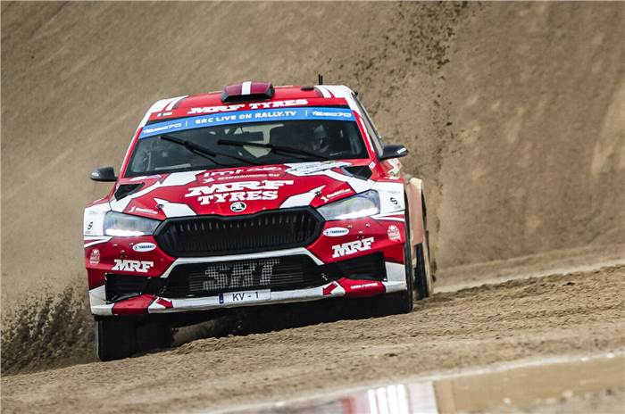 2023 European Rally Championship, Rally Liepaja winner Martins Sesks (Team MRF Tyres)