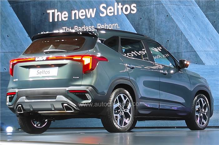 Kia Seltos facelift rear