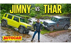 Maruti Suzuki Jimny vs Mahindra Thar comparison video