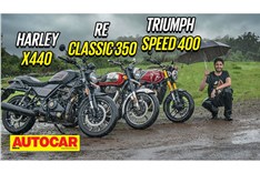 Harley-Davidson X440 vs Triumph Speed 400 vs RE Classic 350 comparison video