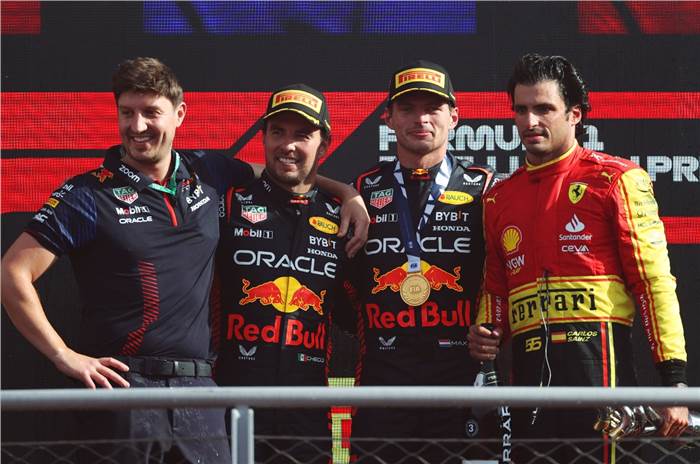 2023 F1 Italian GP podium