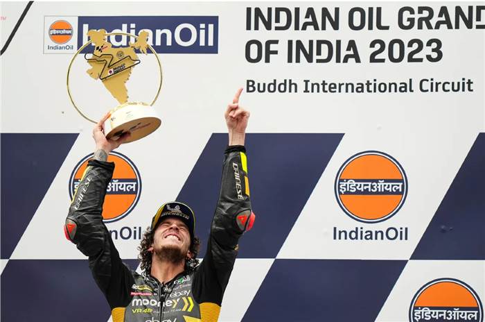 India MotoGP winner Marco Bezzecchi