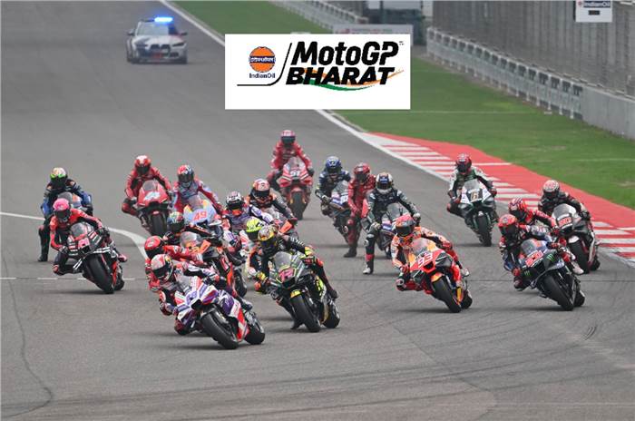India MotoGP race start