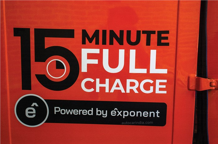 EV fast charging with Exponent Energy: 15 minutes to full