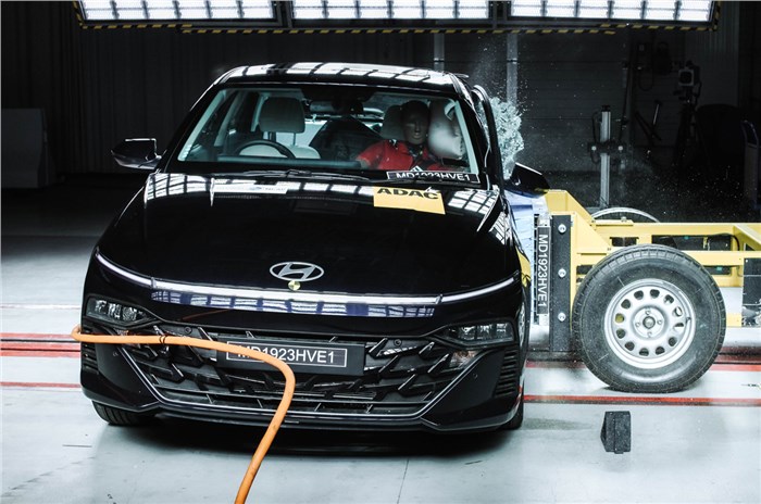 Hyundai Verna Global NCAP crash test