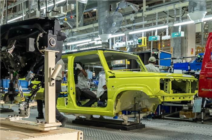 Maruti Suzuki Jimny 5-door production