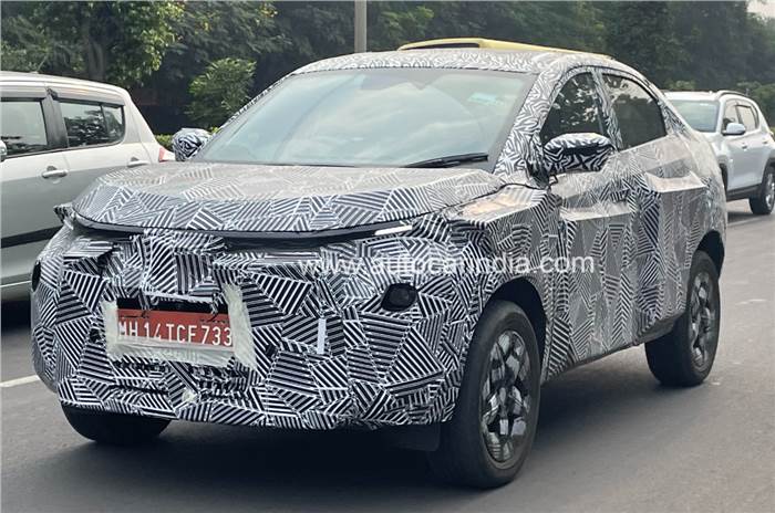 Tata Curvv SUV: fresh spy shots show new design details