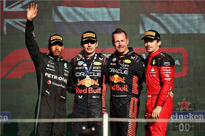 2023 F1 Mexico GP podium
