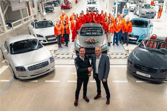 Last Audi TT rolls off the production line in Hungary