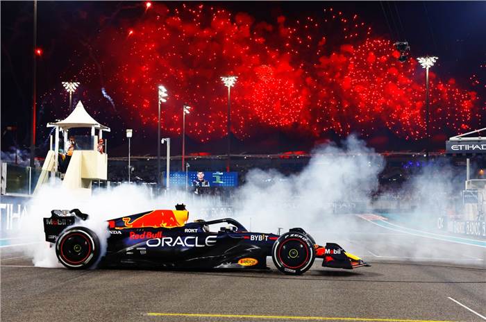 2023 F1 Abu Dhabi GP race winner Max Verstappen