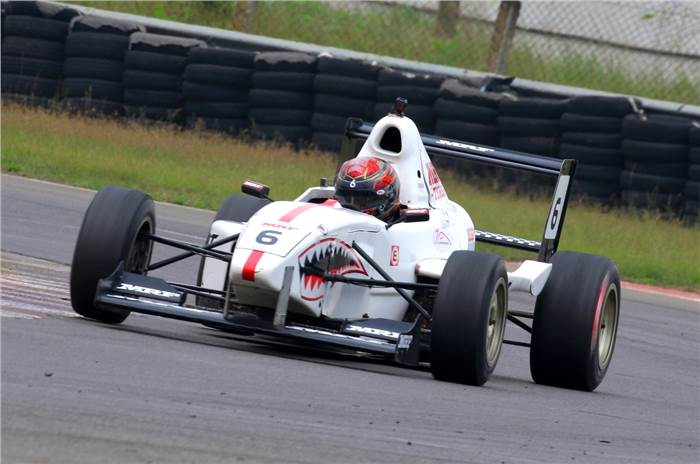 2023 MRF National Car Racing Championship Formula 1600 winner Chetan Surnineni