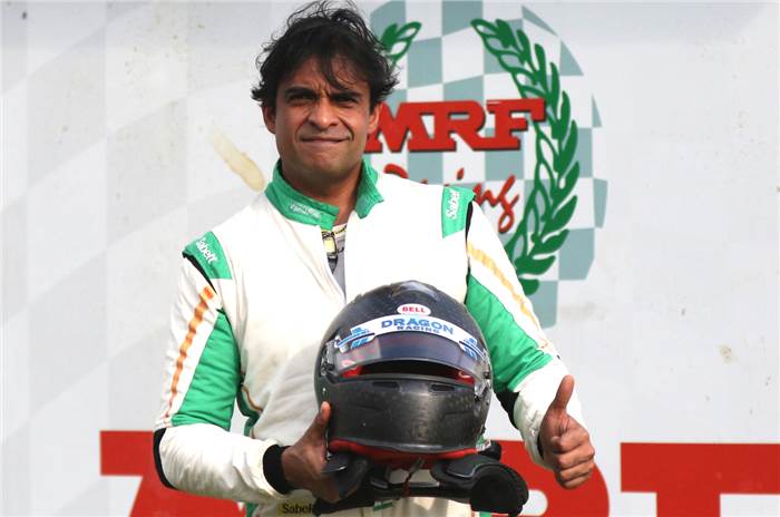 2023 MRF Indian National Car Racing Championship Indian Touring Cars winner Gurunath Meiyappan 