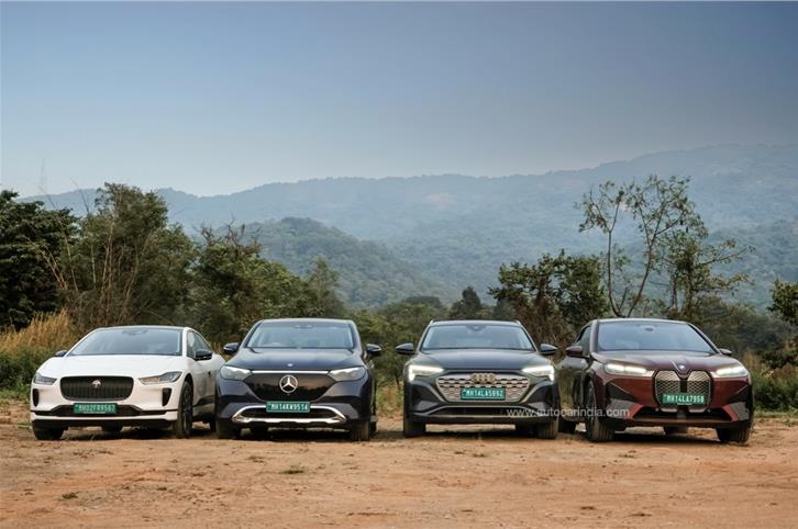 Comparison: Mercedes EQE SUV vs Audi Q8 e tron vs BMW iX vs Jaguar I Pace