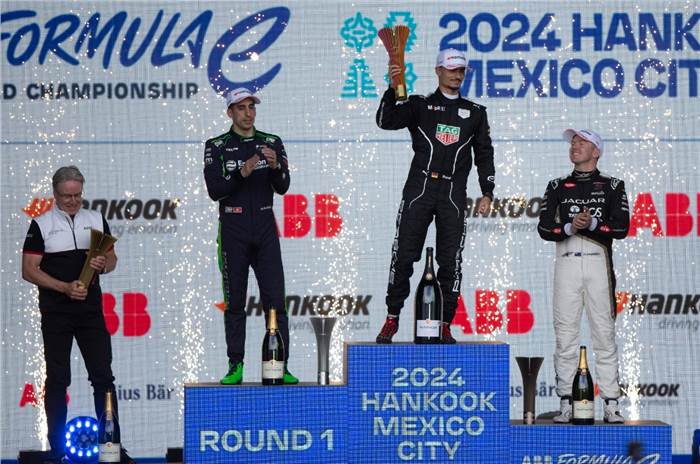 2024 Formula E Mexico City E-Prix podium