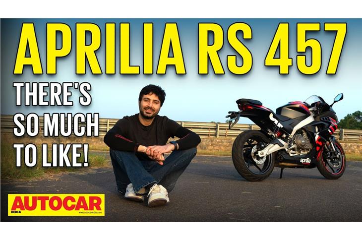 Aprilia RS 457 video review