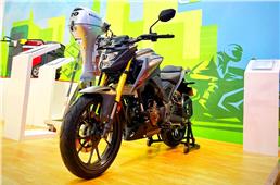 Honda CB300F flex fuel showcased at Bharat Mobility Expo ...