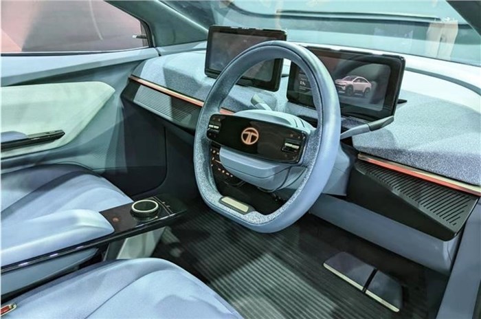 Tata Curvv concept interior