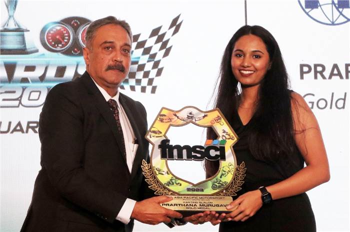 Prarthana Murugavel at 2023 FMSCI Annual Awards