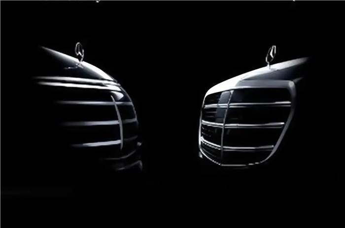 Mercedes EQS facelift teased showing traditional grille