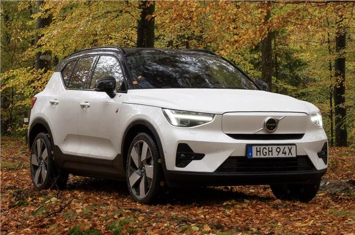 Volvo XC40 Recharge single motor launched at Rs 54.95 lakh