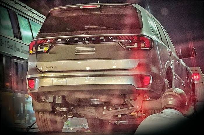 Ford Everest, Endeavour spied in India