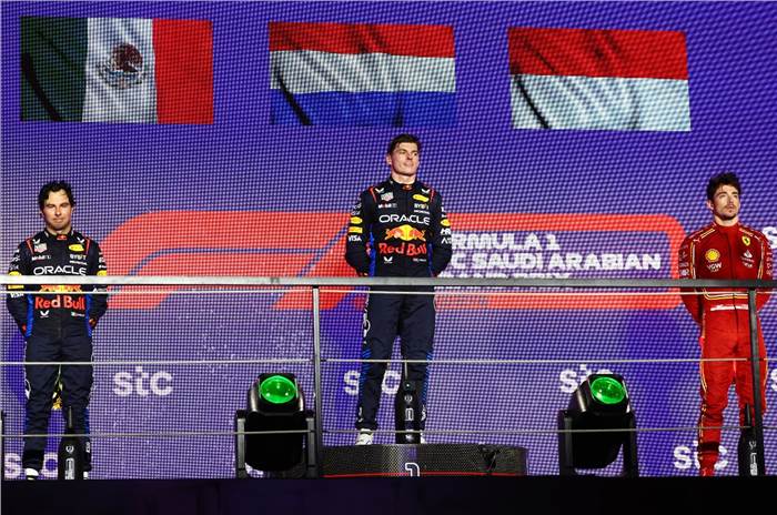 F1 Saudi Arabian GP podium