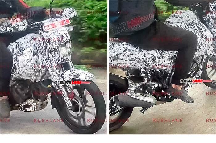 Bajaj CNG bike spotted again, could be called Bruzer