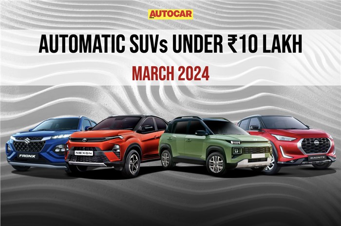 Most affordable automatic SUVs in India under Rs 10 lakh