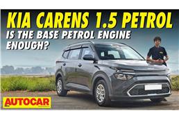 Kia Carens 1.5 petrol video review
