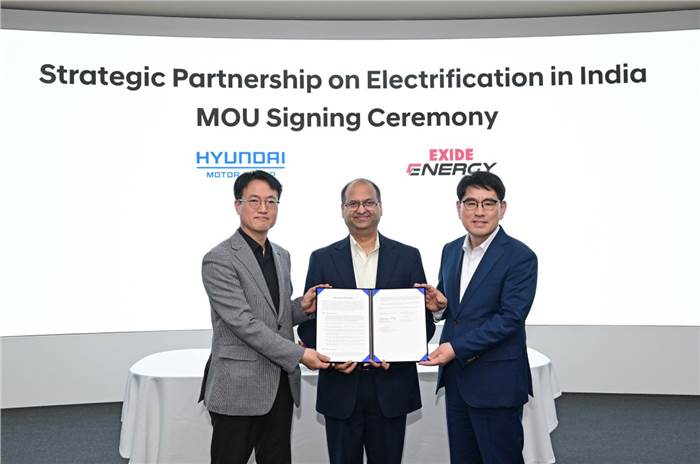 Hyundai, Kia partner with Exide in India for EV battery packs