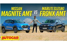 Nissan Magnite AMT vs Maruti Suzuki Fronx AMT comparison video 