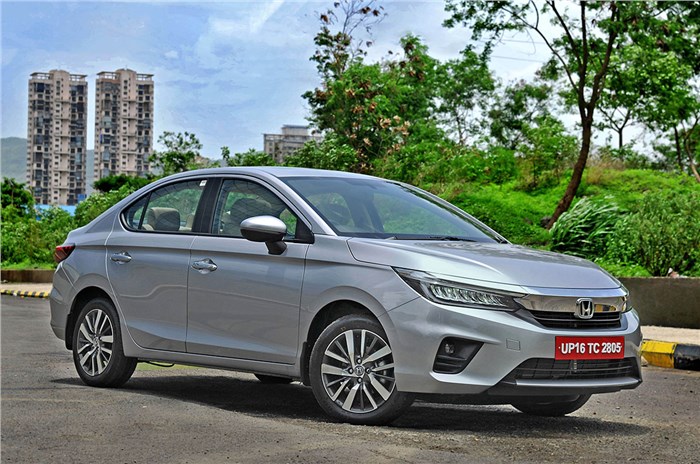 Upsizing the tyres on a new Honda City