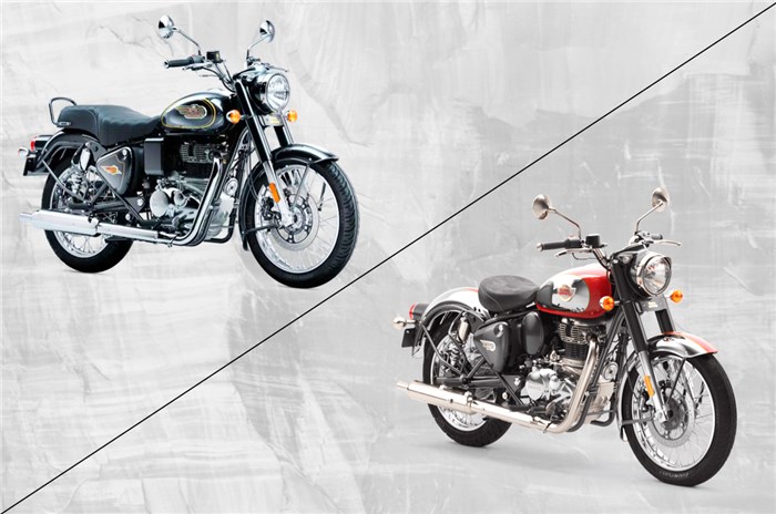 Royal Enfield Classic price, Bullet 350 colours, design