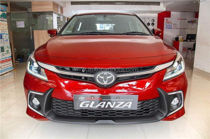 2022 Toyota Glanza front 