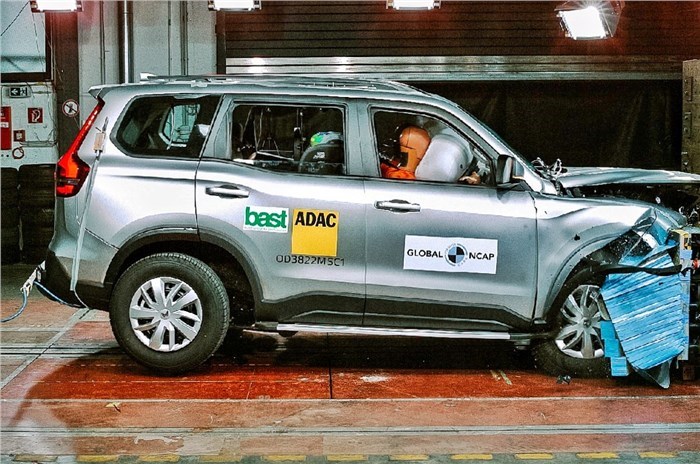 Mahindra Scorpio N Global NCAP crash test